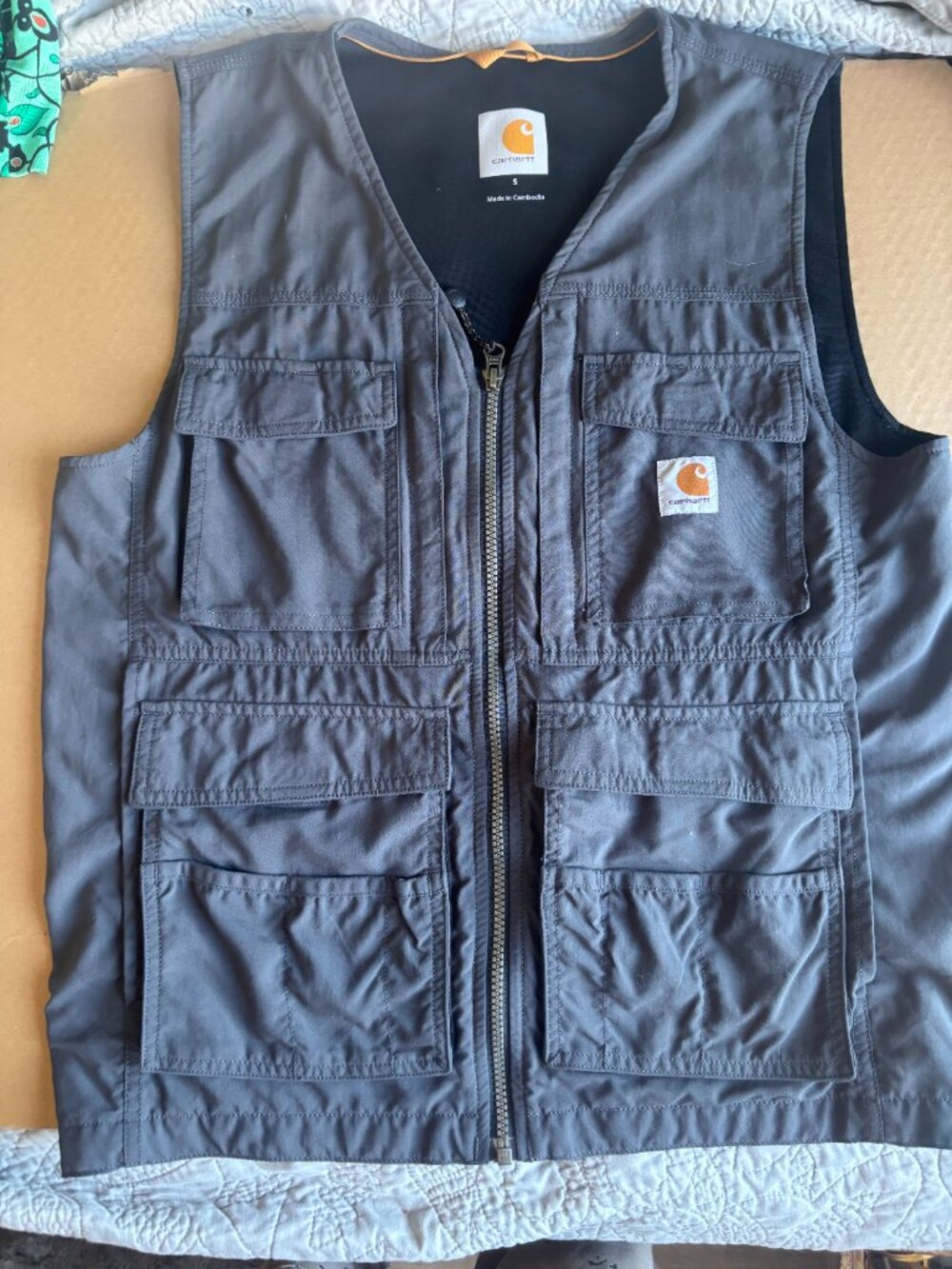 Carhartt Lightweight Force Vest Rain Defender Water Resistant Men's SMALL